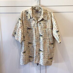 Beach Native Button Up Shirt Men’s Size XXL